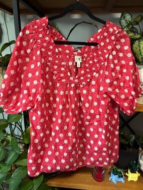 Edme & Esyllte To The Sun Blouse Top | Medium